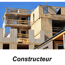 Constructeur - Immeuble en construction