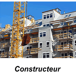 Constructeur - Immeuble en construction