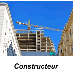 Constructeur - Immeuble en construction