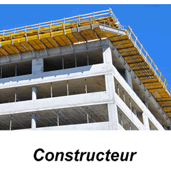 Constructeur - Immeuble en construction