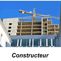 Constructeur - Immeuble en construction